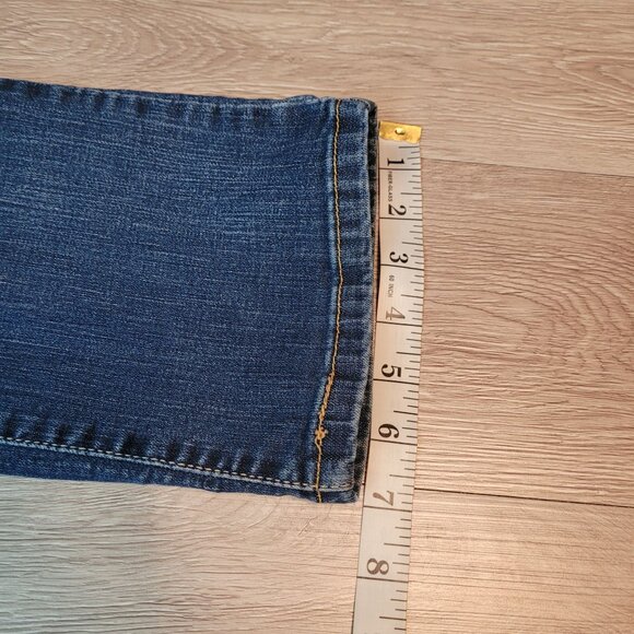 Vtg Levi's Jeans 6 S Perfectly Slimming 512 Straight Mid Rise Medium Wash Y2K - Picture 9 of 10